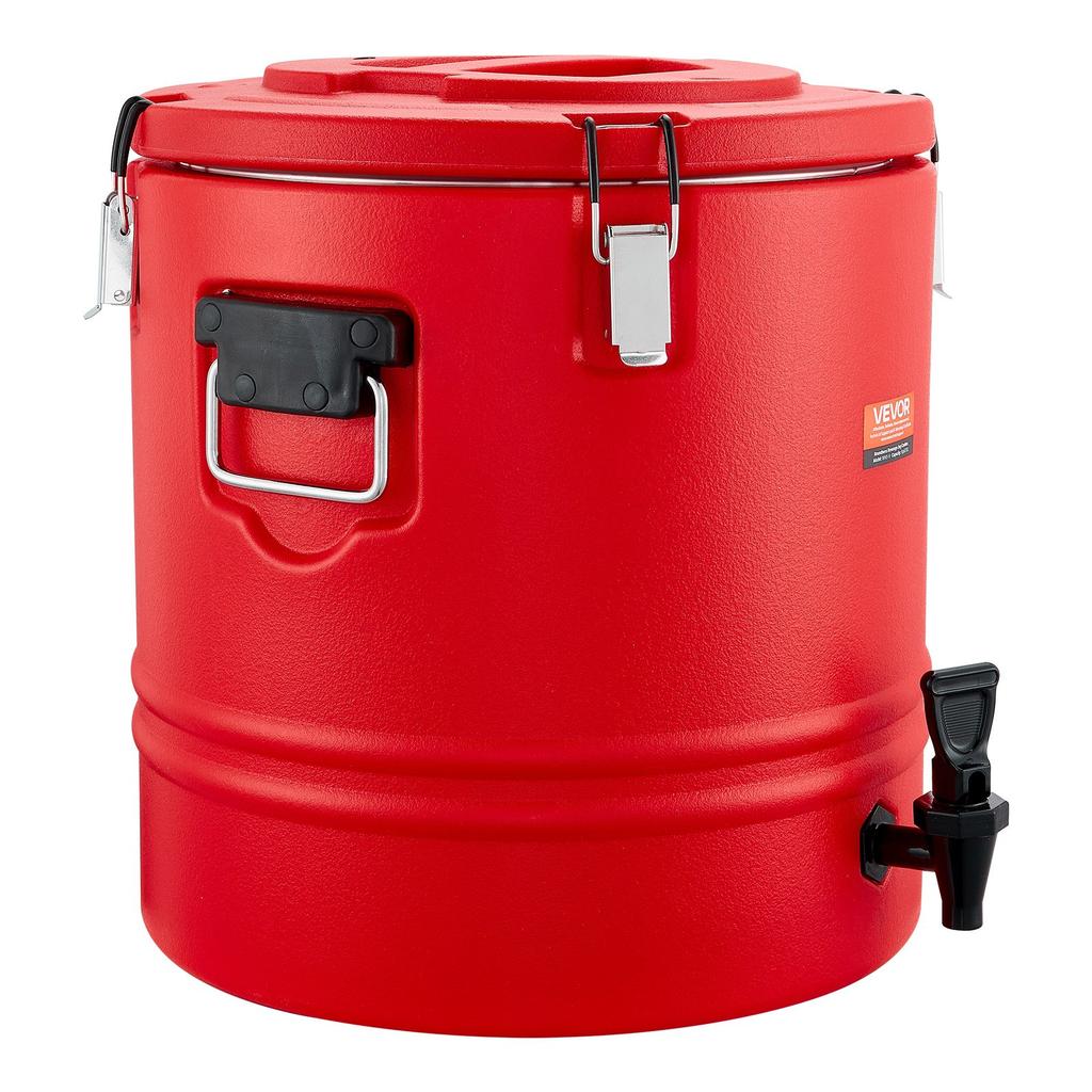 VEVOR Insulated Beverage Dispenser, 8 Gal/30.3L Thermal Hot and Cold Drink Server Dispenser with Spigot
