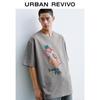 UR2026 Men's Trendy Hand-Embroidered Print Cotton T-Shirt