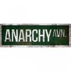 Grindstore Тонкий жестяной знак Anarchy Avenue
