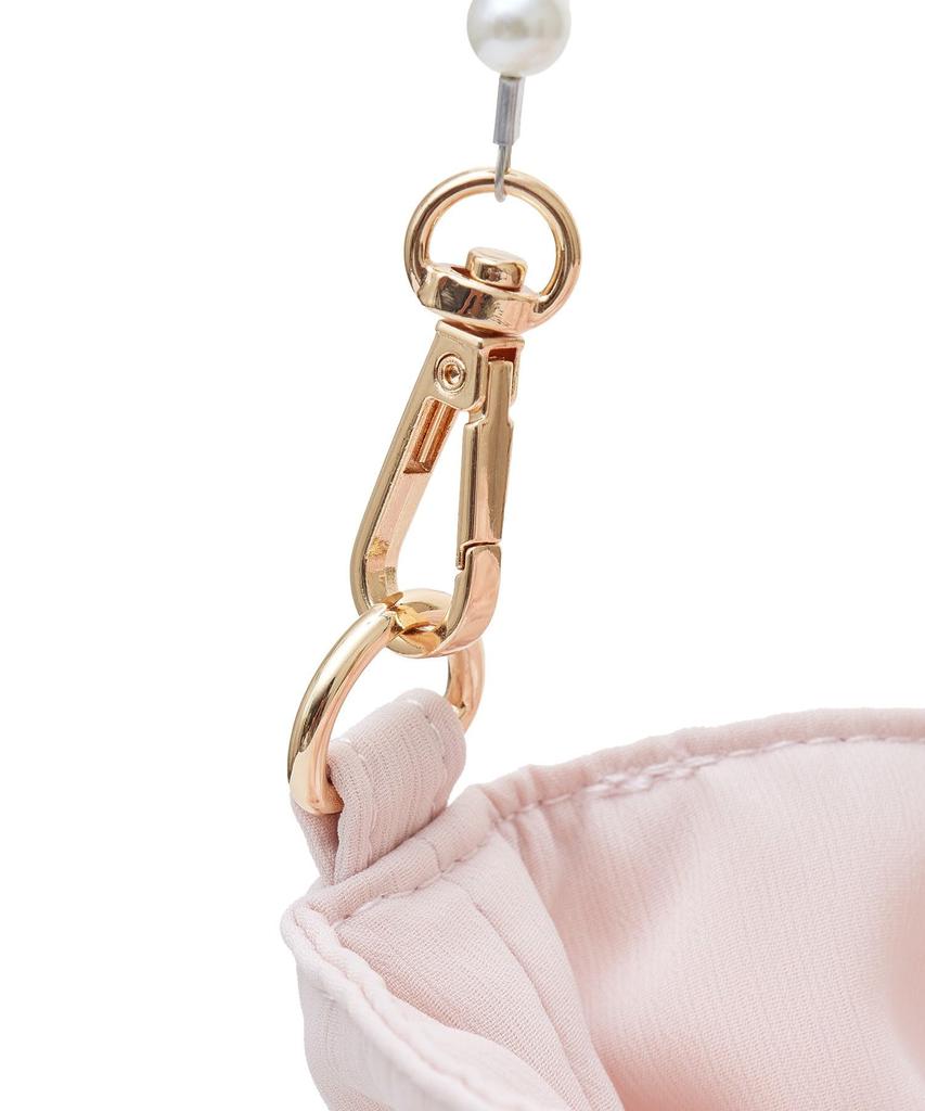 De Одежда Вышитая лентой «роза» Сумка-мешок на шнурке через плечо для цвета слоновой кости [Maison Fleur] Женская,