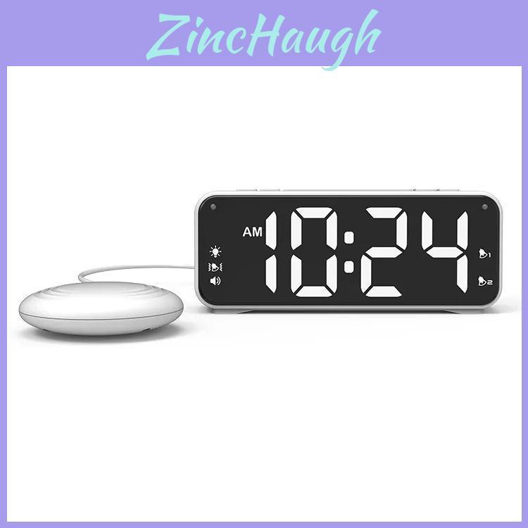 Contemporary Electronic Alarm Clock With Lcd Display And Vibration For Deep Sleep Relief