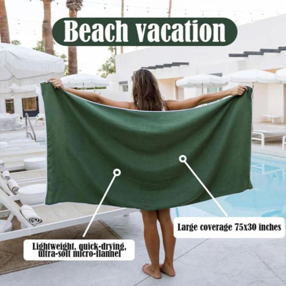 Coral Fleece Outdoor Magnetic Bath Towel Multifunctional Magnet Towels New Outdoor Bath Towel