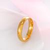 Стук Высокое Качество Простые Круглые Мужские Кольца Женские Обручальные Кольца Цвета Розового Золота Для Женщин Любовника Модные Ювелирные Изделия Подарок