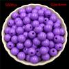 Home Party Supplies Findings DIY Crafts Handmade Material Jewelry Accessories Acrylic Loose Beads 500PCS Soild Color 4mm For Jewelry Making