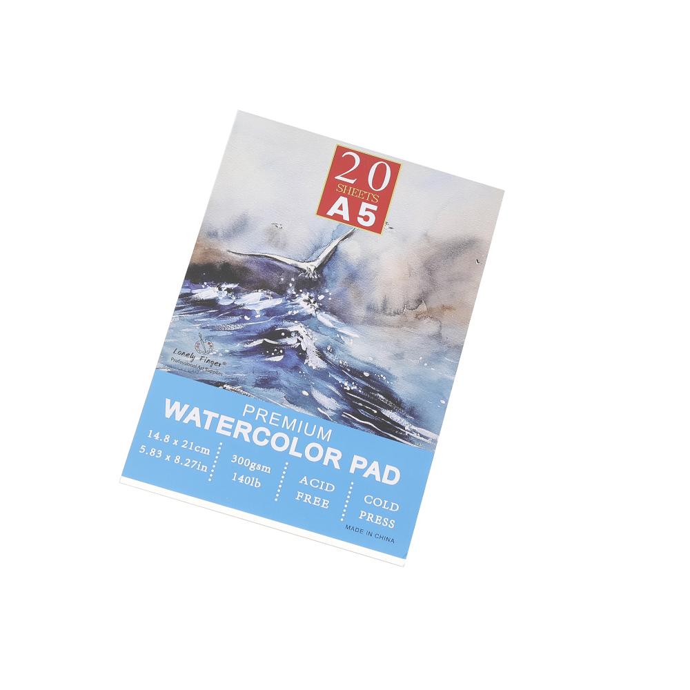 Альбом для акварели A3/A4/A5, 140 фунтов/300 г/м², 20 листов | Бумага холодного прессования, без кислоты, для художников, для взрослых и студентов - Живопись, Gou