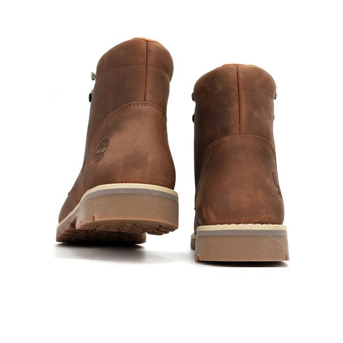 Timberland Redwood Falls Moc Toe BT Повседневные уличные ботинки Martin средней высоты Мужские ботинки Rust A2EDRF13