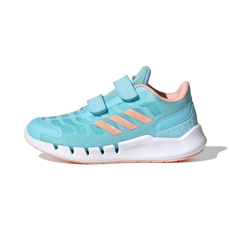 adidas Climacool 2.0 Heat Rdy Дышащие Низкие Детские Беговые Кроссовки Сине-Розовые Дети Возрастом 3-7 Лет FZ3022