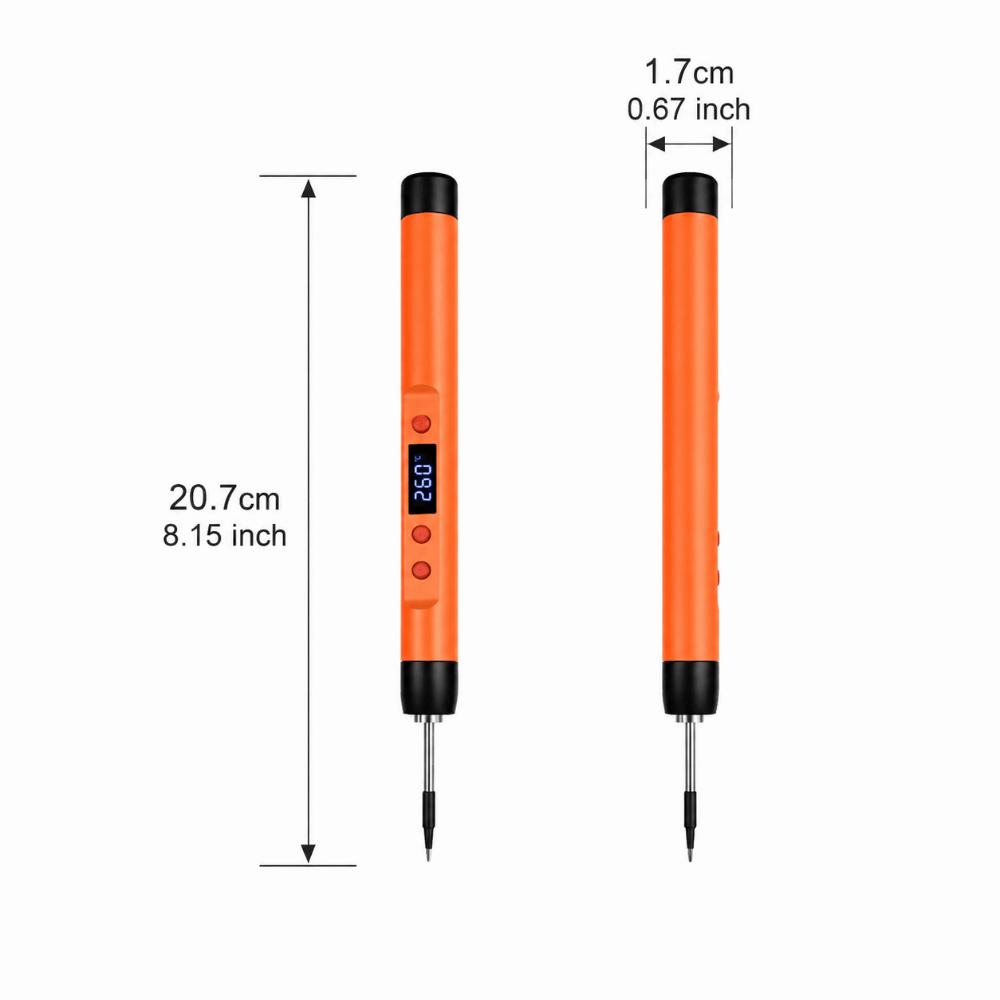 25W Power USB Soldering Iron Lithium Battery Solder Set Adjustable Soldering Iron Outdoor Repair