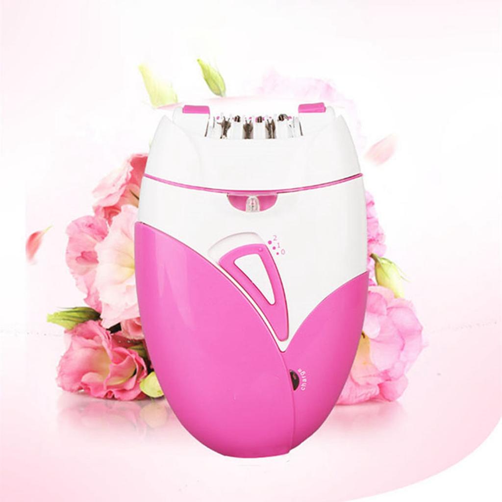 Аппарат для удаления волос Перезаряжаемый гипоаллергенный портативный электрический эпилятор для волос 5 В 3 Вт Розовый