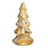 Glitter Christmas Tree Table Lamp LED Light-Up Decoration with Star Topper Festive Centerpiece for Home & Office Decor