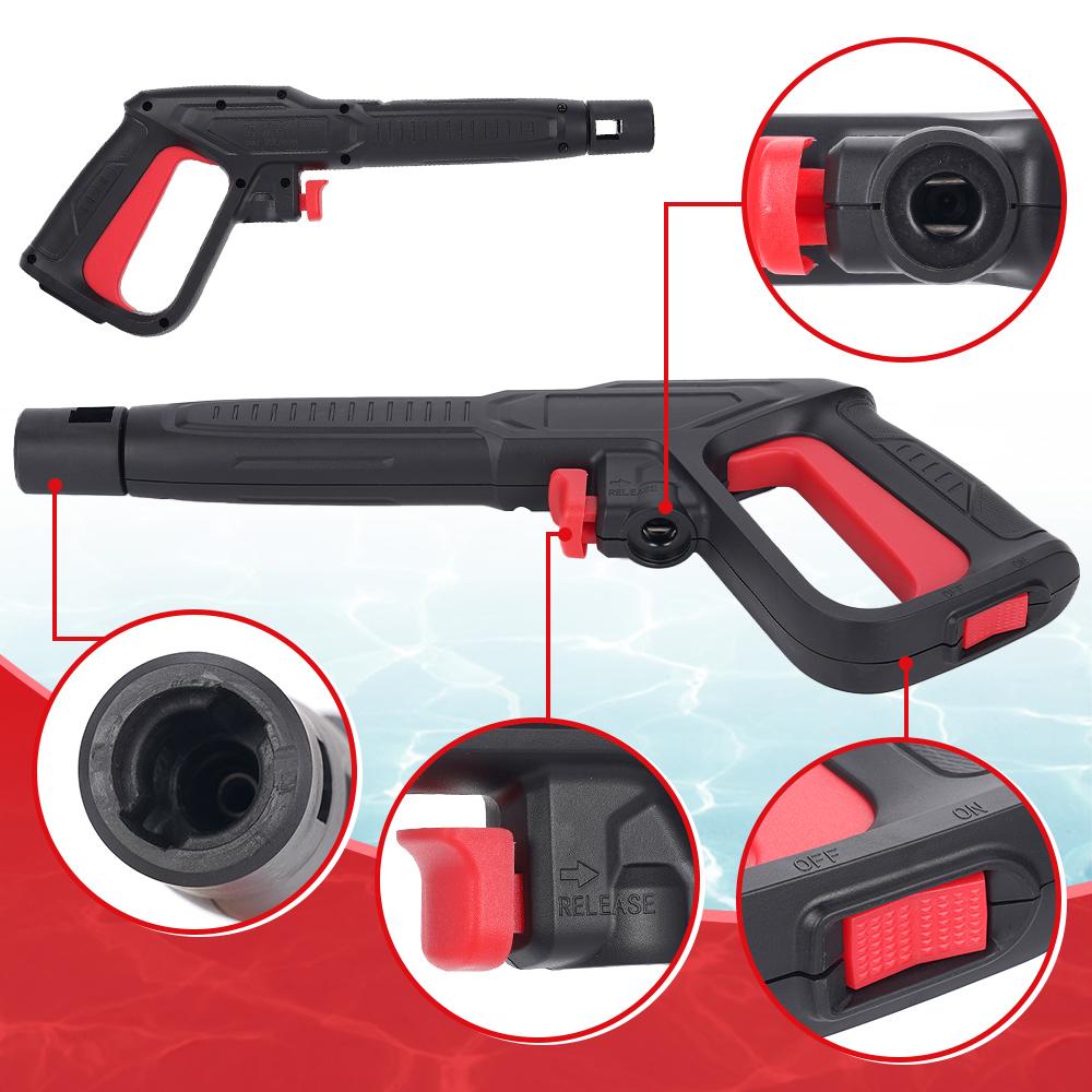 Пистолет для мойки автомобиля Пистолет-распылитель для мойки высокого давления Водяная струя Длина насадки Копье для бытовой или мойки высокого давления