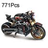 MOC City Technical Super Motorcycle Racing Motorbike Model Building Block DIY Locomotive Brick Toys for Children Boys Gifts