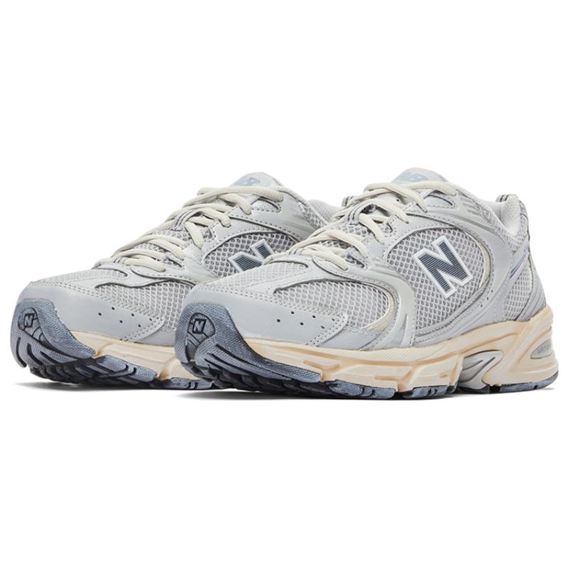 New Balance 530 Кроссовки цвета металлик серебристый винтаж MR530VS