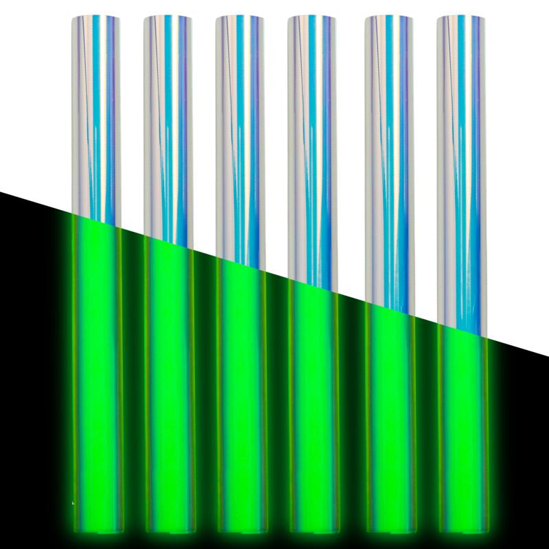 Pack Pu Micro-elastometer Aurora Luminous Heat Transfer Lettering Film