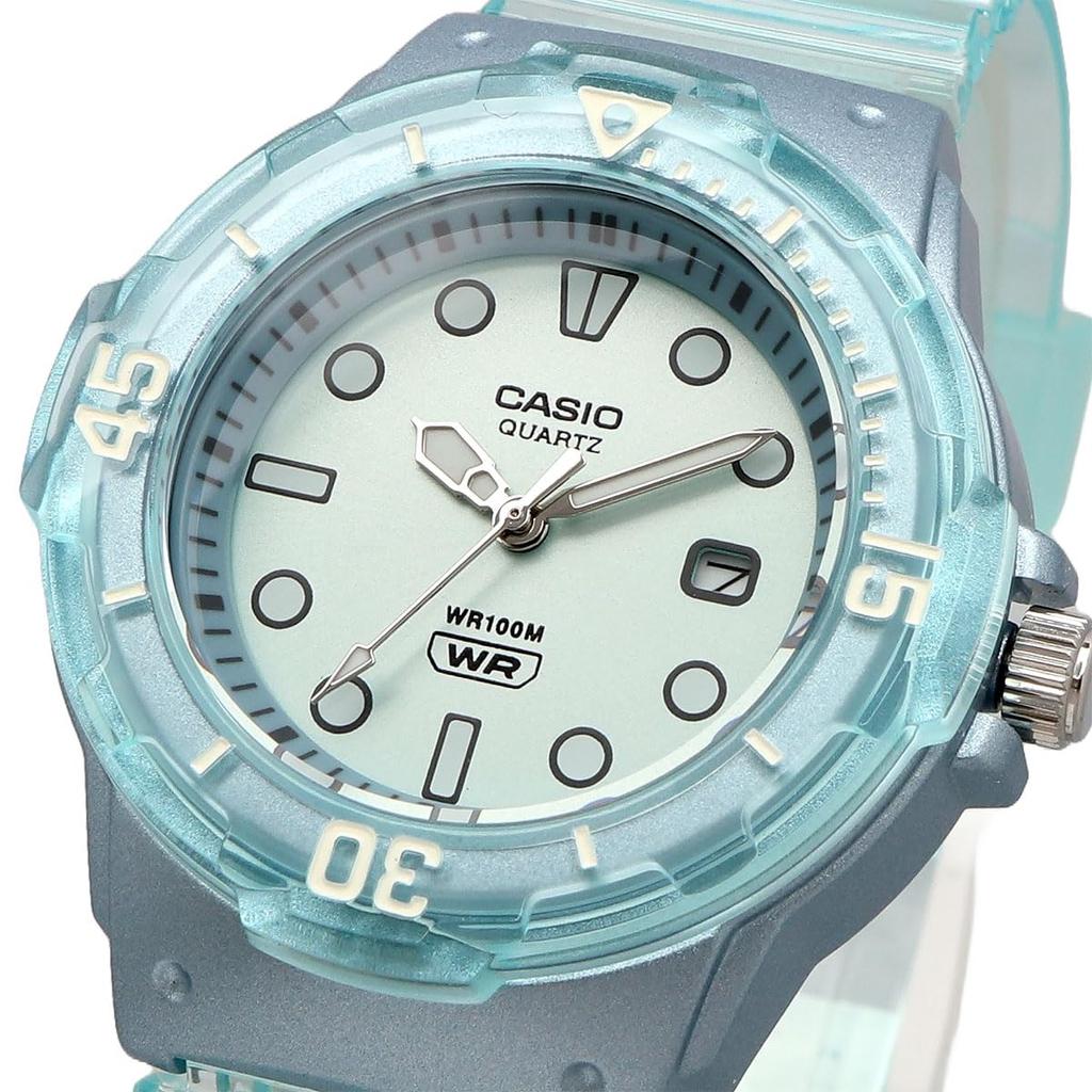 Casio Analog Watch Kids Cheap Casio Clear Turquoise Overseas Model [Casio] LRW-200HS-2EV Women's [Item]