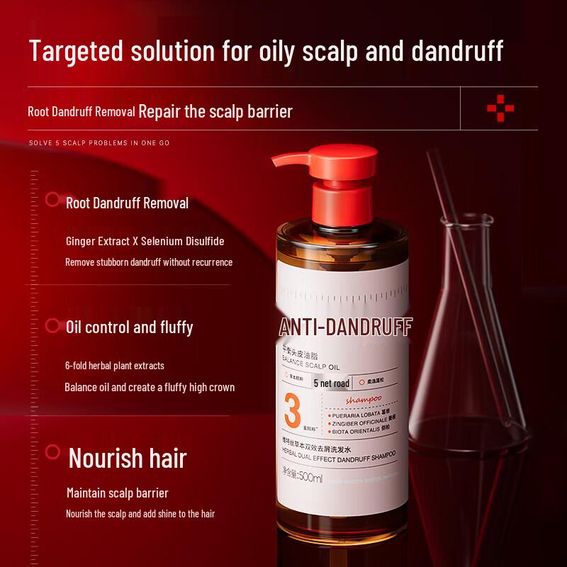 Vitress Herbal Dual-Effect Anti-Dandruff Shampoo