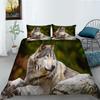Животное 3D Цифровая Печать Серия Волк Постельное Белье Два Три Предмета Полиэстер