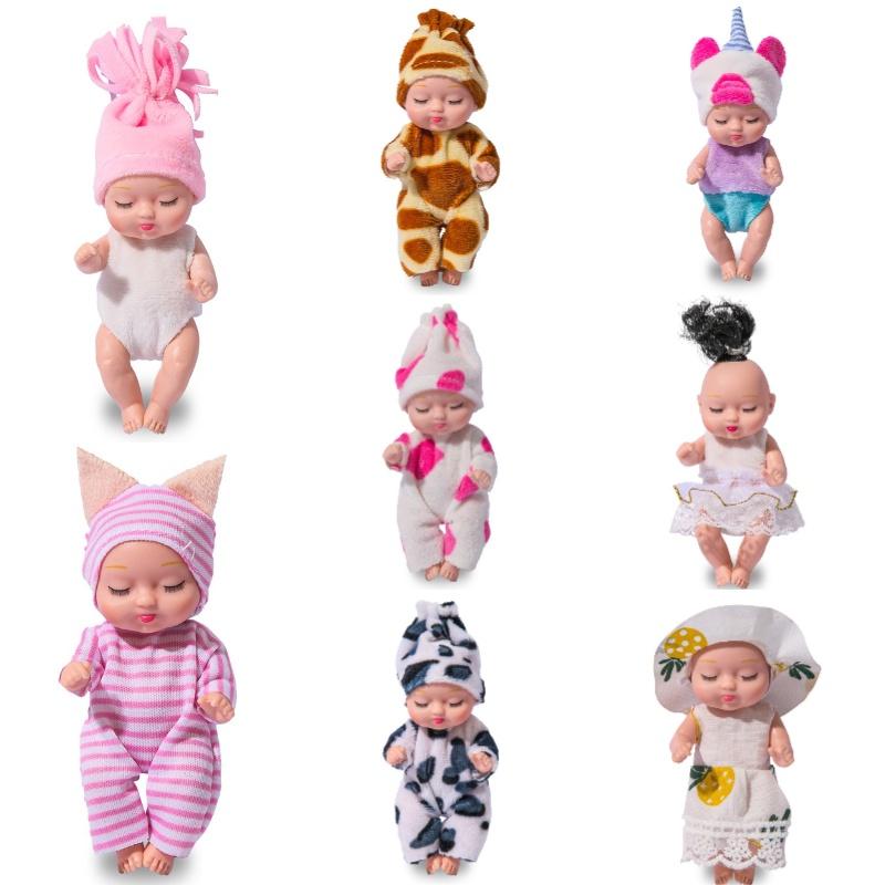 Реборн Спящая Кукла Девочка ПВХ BJD Игрушка с Подвижными Суставами и Мягкой Одеждой