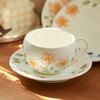 Милые милые цветы Керамические тарелки Высококачественные кофейни Десертная тарелка для послеобеденного чая Изысканные закуски Тарелка для дома Посуда
