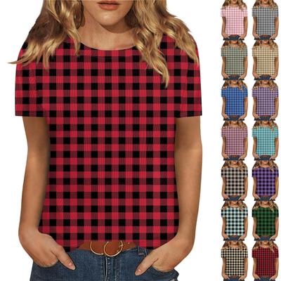 Футболки для женщин, плиссированные, с V-образным вырезом, нарядные, повседневные блузки с принтом, короткие рукава, летние топы, свободный крой