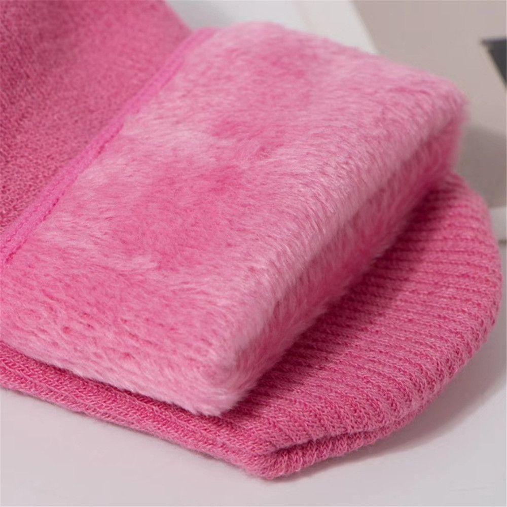 Soft Thermal Wool Thicken Snow Floor Socks Baby Foot Warmers Velvet Boots Kids Cotton Socks
