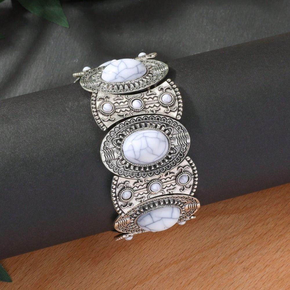 Бирюзовый браслет в стиле вестерн-кантри, этнические браслеты в стиле бохо, украшения