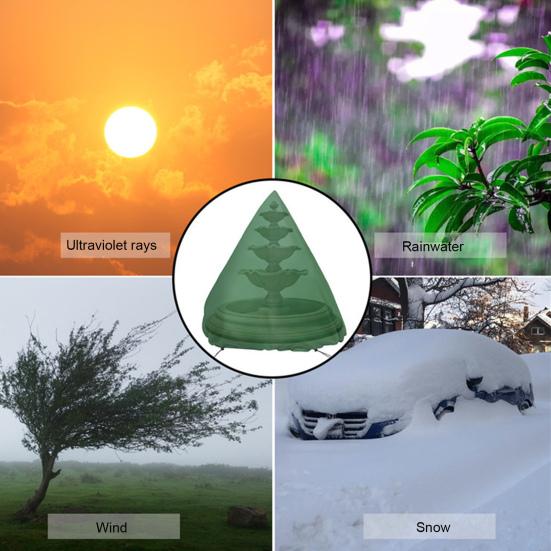 Водонепроницаемый чехол для фонтана, складная ткань Оксфорд, ветрозащитный, анти-УФ-защитный чехол для сада