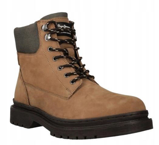 Pepe Jeans Harry Boot Buty Męskie Brązowe 41 Awb