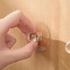 4Pcs Punch-free Crystal Drawer Handle Diamond Shape Self-Adhesive Acrylic Knobs Cabinet Wardrobe Furniture Pulls Handle Hanger Hooks