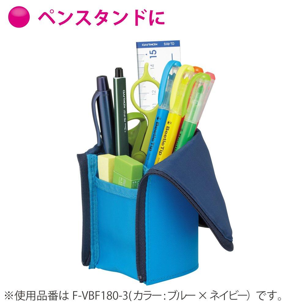 KOKUYO Ручка-карандаш Ручка Точка Розовый x Корпус и Чехол, Чехол, Держатель, Neocritz, Розовый, F-VBF180-5, Размер В195xШ85xГ50мм/Материалы/Внешний Внутренний Полиэстер,