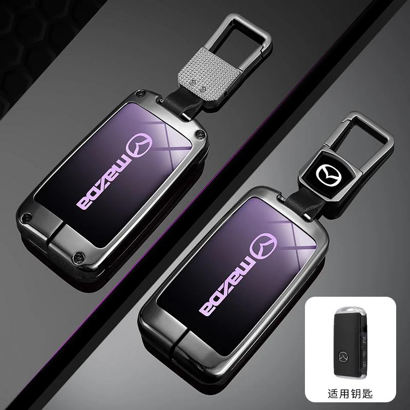 2026 Fashion Zinc Alloy 3 Bottons Car Key Case Cover Holder Shell Fob For Mazda 3 4 Alexa CX30 CX-4 CX5 CX-5 CX8 CX-8 CX-30 CX9 CX-9