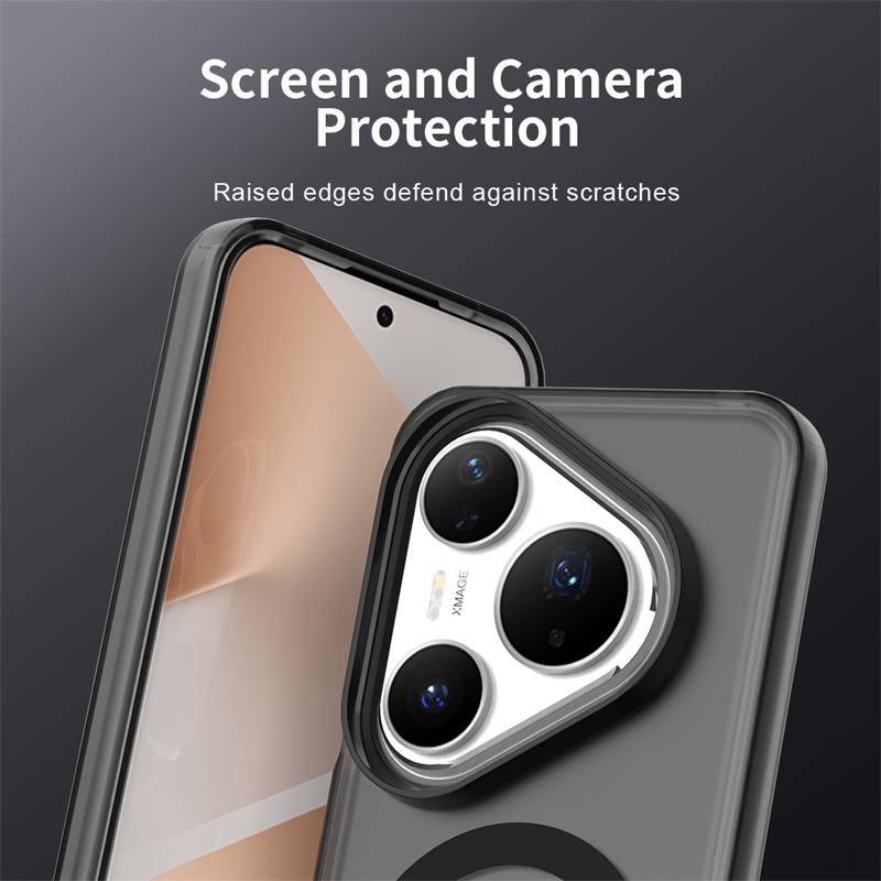 Для чехла Huawei Pura 80 Pro Plus Чехол Huawei Pura 80 Ultra Магнитная адсорбция Беспроводная зарядка Чехол Для чехла Huawei Pura 80 Pro Plus