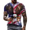 3D Printing Eagle Mens Shirt Funny Men's Women's Streetwear