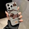 Корея Милый Чехол для Телефона с Принтом Щенка для Samsung Galaxy S25 S24 S23 S22 S21 FE Plus Ultra 5G A06 A36 A56 A35 A15 A55 5G Мягкая Крышка