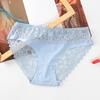 Women Floral Lace Seamless Panties Mid Waist Hip Lifting Briefs Underwear  Hollow Out Underpants