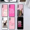 Чехол для телефона 'Girl Boss Lady Pink Soft' для Samsung A17 A37 A57 A16 A26 A36 A56 A15 A25 A35 A55 A14 A24 A34 A54 A13 A23 A33 A53 A52