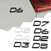 Эмблема T4 T5 T6 T8 AWD Наклейка на бампер багажника автомобиля Для Volvo D2 D3 D4 D5 D6 D7 D8 V40 V60 XC40 XC60 XC90 C30 S60L S80L Аксессуары