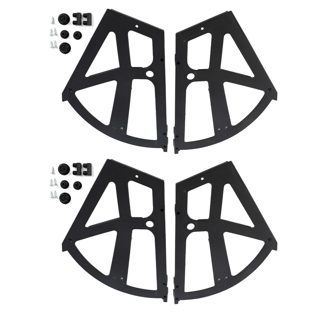 4Pcs Set Home Furniture Shoes Drawer Cabinet Hinge Flip Plate Frame Turning Rack Accessory