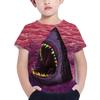 Shark Tshirt Kids Clothes Summer Animals Blue Sea T-Shirt For Boy Tee Shirt Children Top 2026 Short Sleeve 3d Print Girls Tees