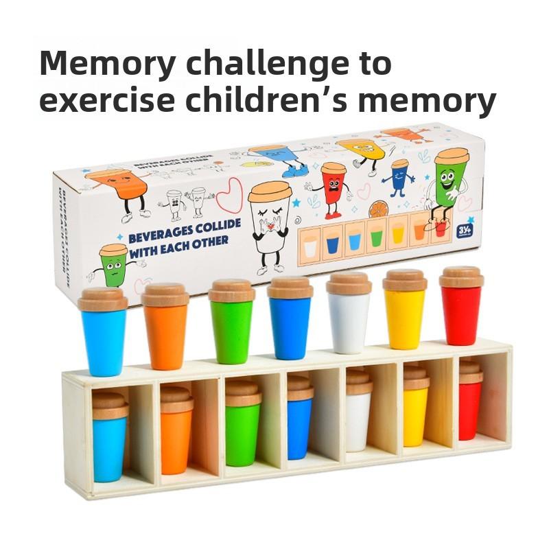 Wooden Kids Puzzle Game With Color Matching And Logic Skills For Early Learning
