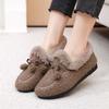 Winter Warm Cotton Slippers Women's Indoor Non-slip Warm Bag Heel Cotton Shoes Soft Sole Mao Mao Doudou Shoes