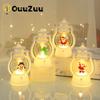 LED Lantern Light Christmas Ornaments Santa Claus Merry Christmas Decorations for Home 2023 Xmas Navidad Noel Gift New Year