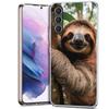 Cute Sloth Phone Case for Samsung A54 A14 A24 A34 A17 A37 A57 A55 A35 A25 A15 A13 A23 A33 A53 A07 A05S A04S A03 A73 Galaxy Note