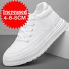 Fashion Lift Sneakers Men Elevator Shoes Summer Breathable Hidden Heels Heightening Shoes For Male Wedges Insole 8CM Casual Height Shoes