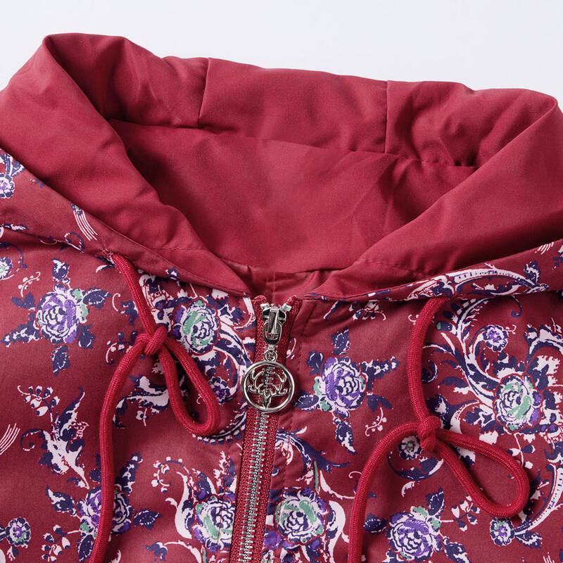 Женская повседневная куртка с капюшоном на молнии для среднего возраста