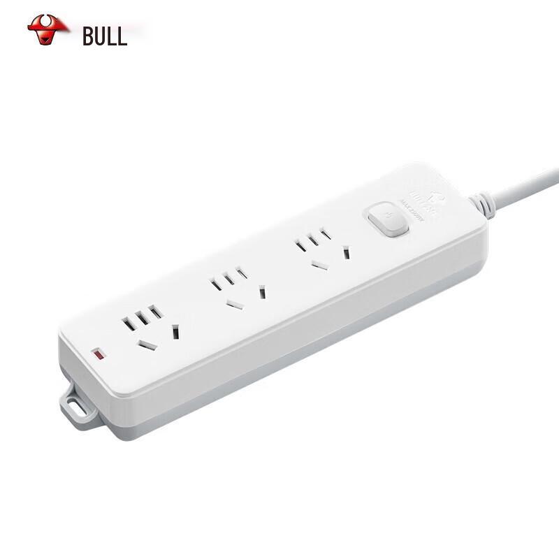 BULL GN-212 3-Outlet Master Control Power Strip CN plug (adapter included)