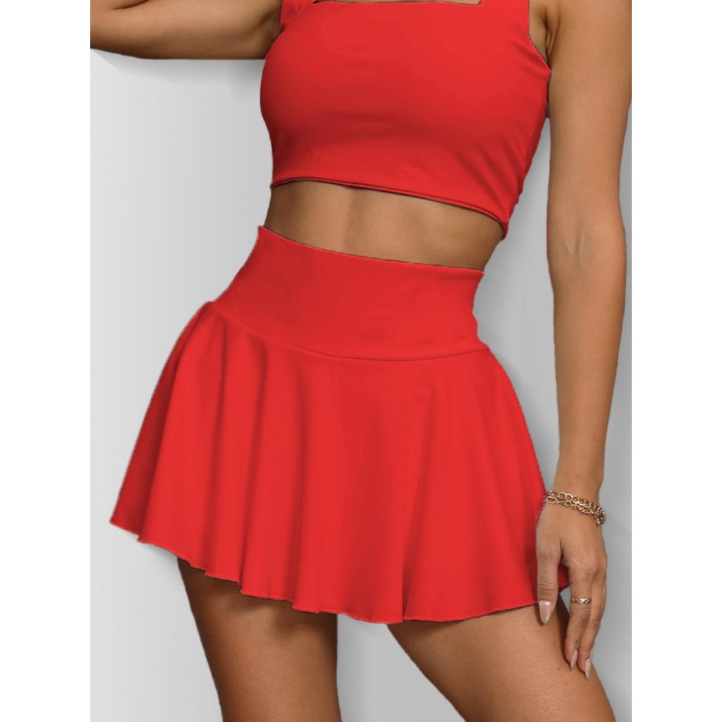 Outdoor Sports Casual Comfortable Versatile Half Skirt, Pleated Skirt Women's Models