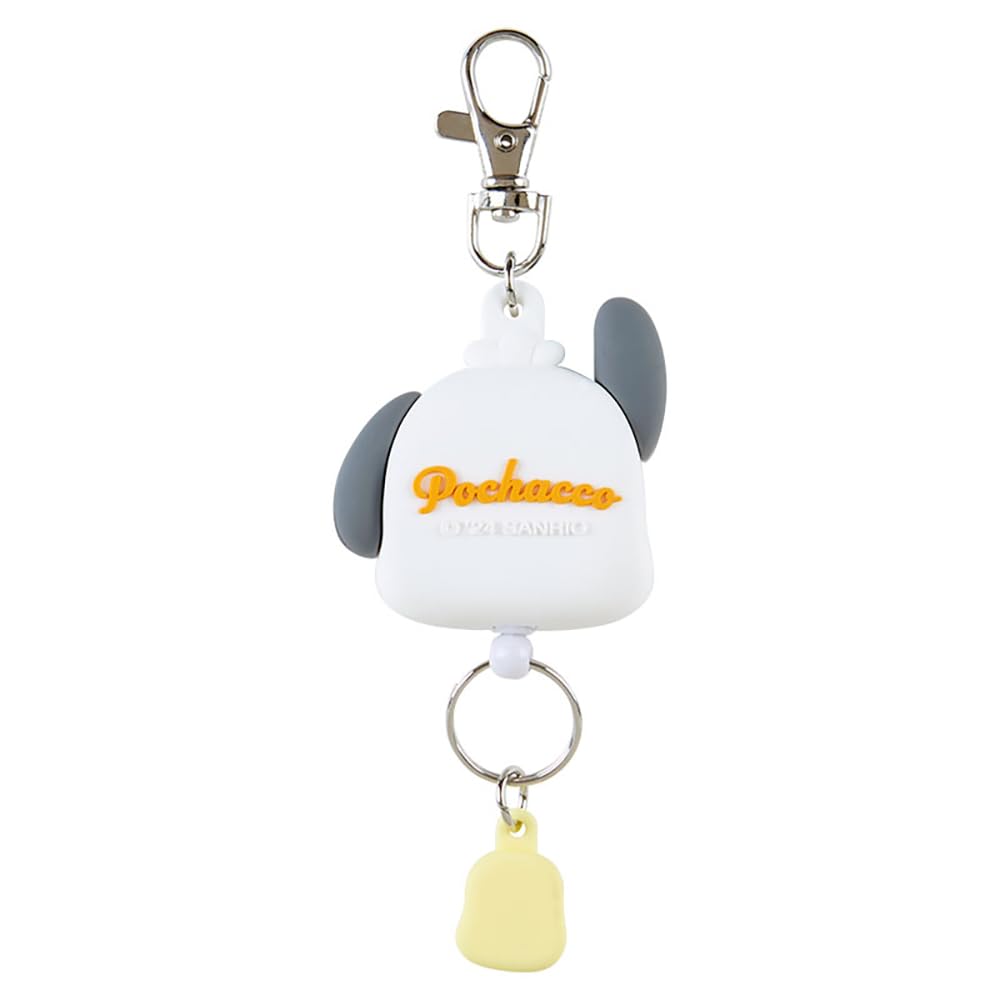 Брелок-катушка Sanrio Pochacco Key Mascot Pochacco Pochacco Персонаж 168882 В форме лица 13,5×4,5×1,8 см