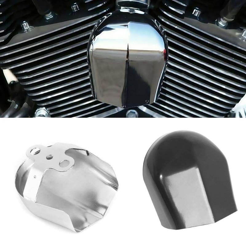 Motorcycle Horn Cover for FLHR FLHX 1993-2018 Replacement Chrome Horn Cover Motorbike Modification Accessories