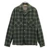 Woolmaster 60s Vintage Check Pattern Long Sleeve Flannel Open Collar Shirt Men's Used